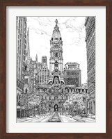 B&W Us Cityscape-Philadelphia Fine Art Print