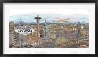 Vegas Skyline in Color Fine Art Print