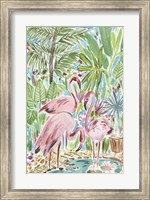 Flamingo Paradise II Fine Art Print