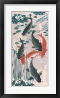 Traditional Koi Pond II Fine Art Print