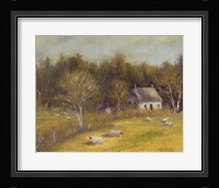 Cottage Meadow I Framed Print