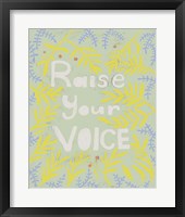 Her Voice I Framed Print