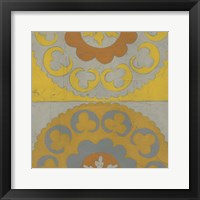 Suzani Shift II Framed Print