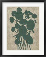 Vintage Greenery IV Framed Print