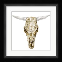 Day of the Dead Skull Mount VIII Framed Print