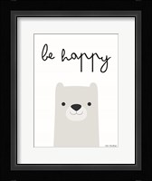 Be Happy Framed Print