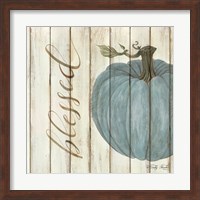 Blessed Blue Pumpkin Fine Art Print