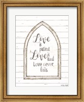 Love is Patient Arch Fine Art Print