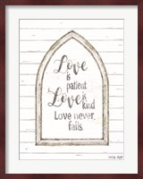 Love is Patient Arch Fine Art Print
