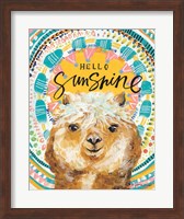 Hello Sunshine Llama Fine Art Print