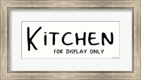 Kitchen for Display Only Fine Art Print