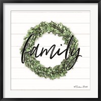 Family Boxwood Wreath Fine Art Print