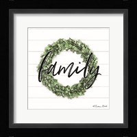 Family Boxwood Wreath Fine Art Print