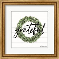 Grateful Boxwood Wreath Fine Art Print