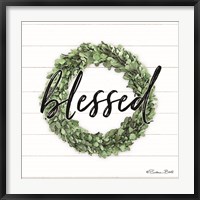 Blessed Boxwood Wreath Fine Art Print