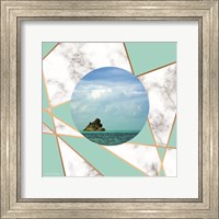 Marble Polygonal Island Fine Art Print