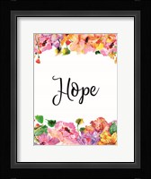 Floral Hope Framed Print