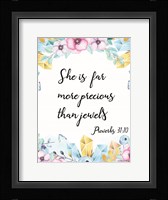 More Precious than Jewels Fine Art Print