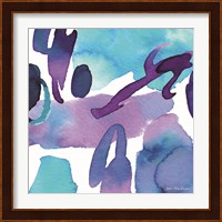 Modern Violet Watercolor Fine Art Print