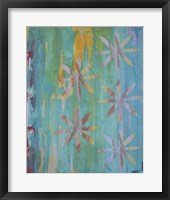 Stained Glass Blooms II Framed Print
