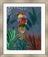 Leopard with Headdress Fine Art Print