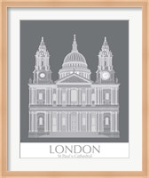 London St Pauls Monochrome Fine Art Print
