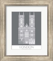 London Westminster Abbey Monochrome Fine Art Print