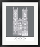 London Westminster Abbey Monochrome Fine Art Print