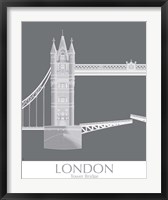 London Tower Bridge Monochrome Fine Art Print