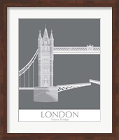 London Tower Bridge Monochrome Fine Art Print