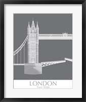 London Tower Bridge Monochrome Fine Art Print