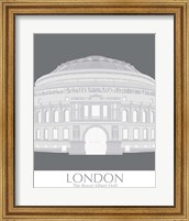 London Albert Hall Monochrome Fine Art Print