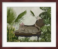 Leopard Chaise Longue Fine Art Print