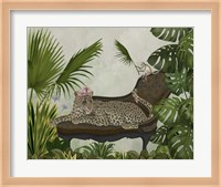 Leopard Chaise Longue Fine Art Print