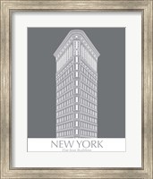 New York Flat Iron Building Monochrome Fine Art Print