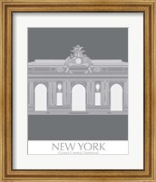 New York Grand Central Monochrome Fine Art Print