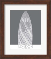 London Gerkin Monochrome Fine Art Print