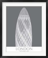London Gerkin Monochrome Fine Art Print