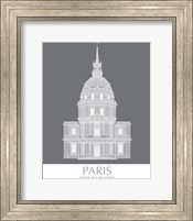 Paris Les Invalides Monochrome Fine Art Print