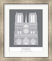 Paris Notre Dame Monochrome Fine Art Print