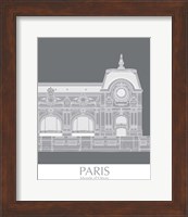 Paris Musee Dorsay Monochrome Fine Art Print
