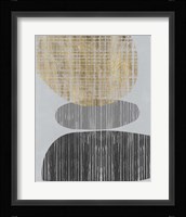 Gilded Shapes I Framed Print
