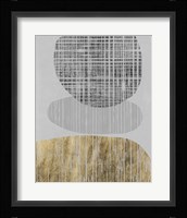 Gilded Shapes II Framed Print