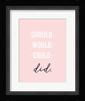 GRL PWR II Framed Print