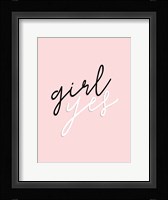 GRL PWR V Framed Print