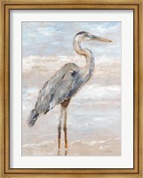 Beach Heron I Fine Art Print