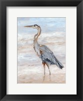 Beach Heron II Fine Art Print