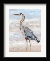 Beach Heron II Fine Art Print