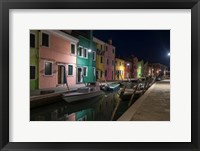 Burano Street Lights I Fine Art Print