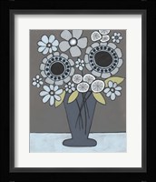 Happy Garden Flowers II Framed Print
